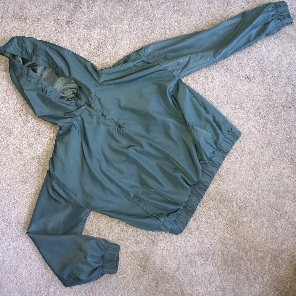 Forever 21 sea blue quarter zip
